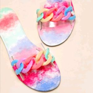 Rainbow Sandals!!! 🦄🦄